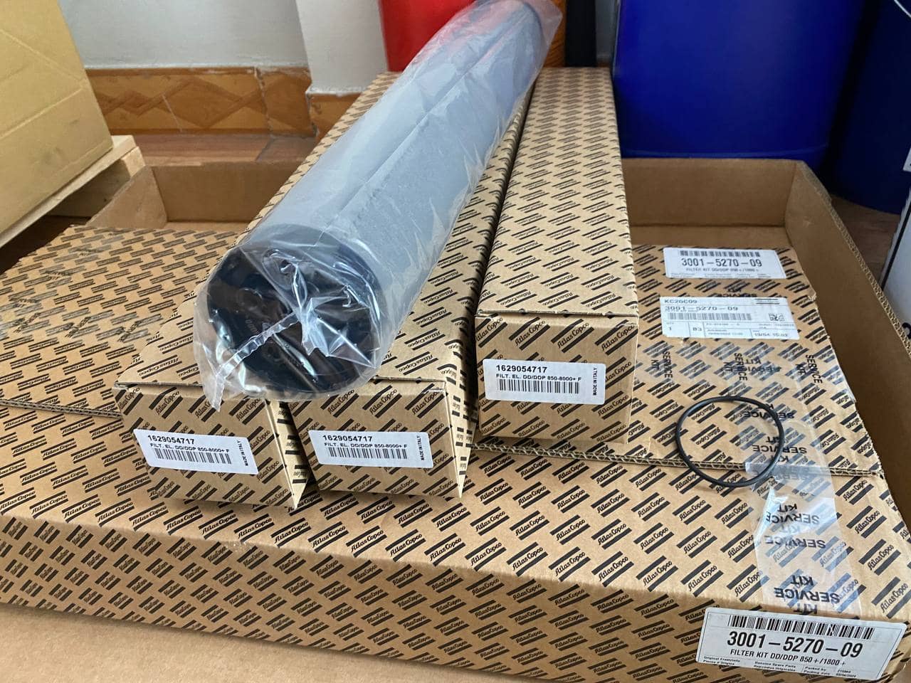 loc duong ong atlas copco lọc đường ống máy nén khí