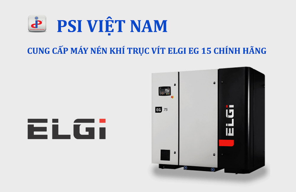 PSI cung cấp chính hãng máy nén khí trục vít ELGi EG15