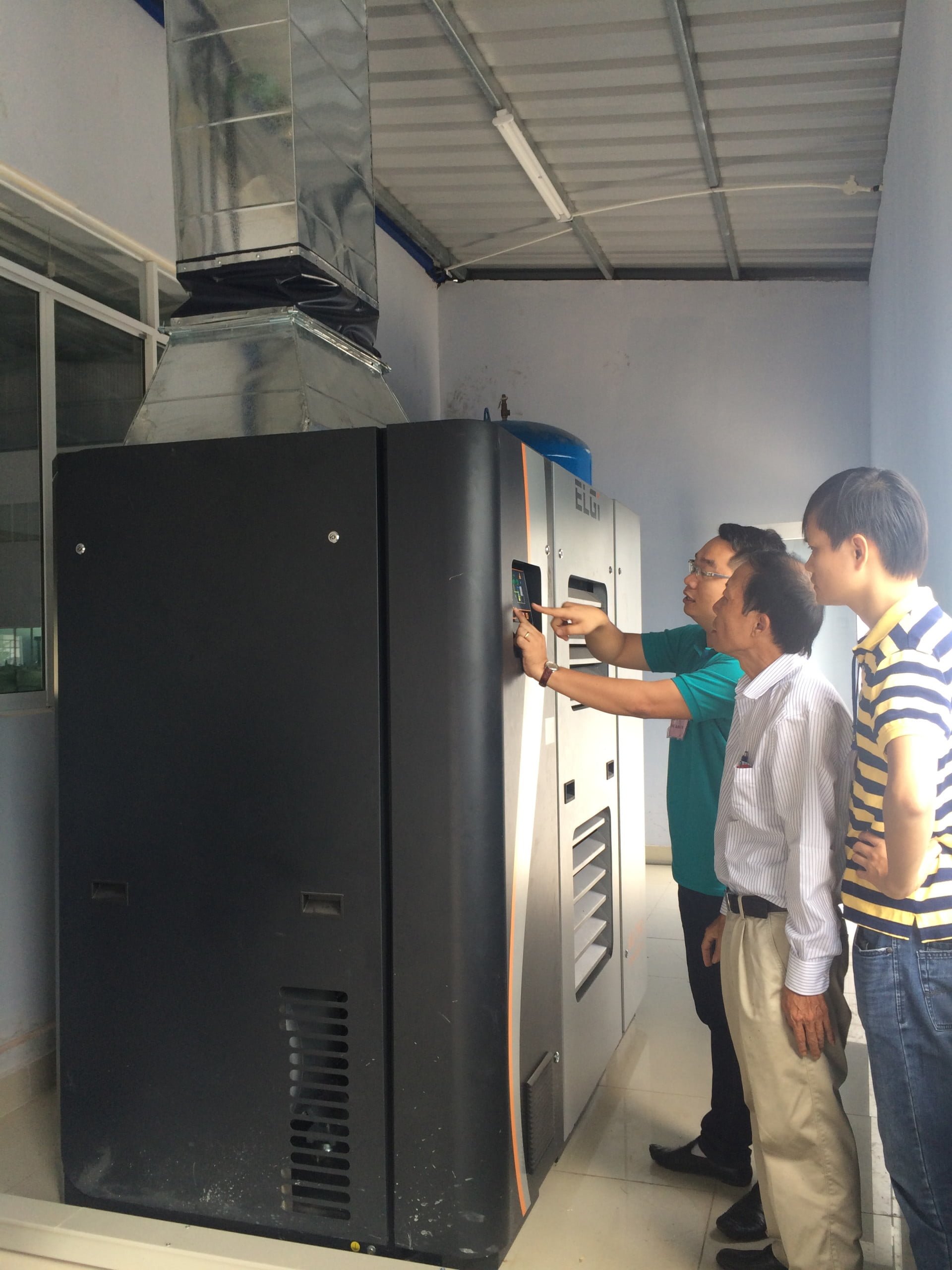 Máy nén khí trục vít hoàn chỉnh linh hoạt