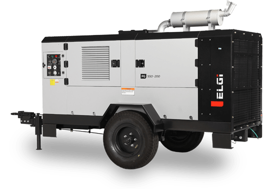 May nen khi elgi di dong - Diesel máy nén khí di động elgi