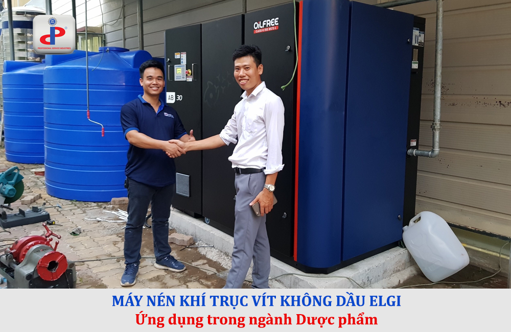 Ứng dụng máy nén khí trục vít không dầu cho ngành dược phẩm