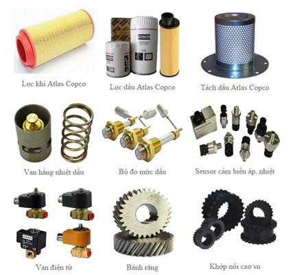 Tìm hiểu các loại phụ tùng Atlas Copco