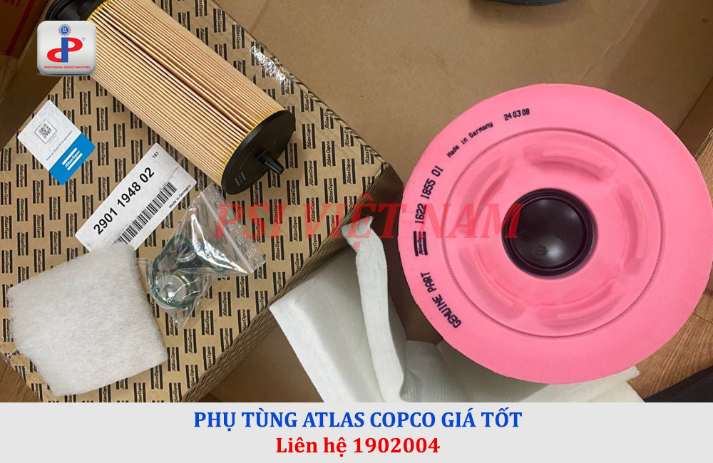 tại sao chọn phụ tùng máy nén khí atlas copco chính hãng