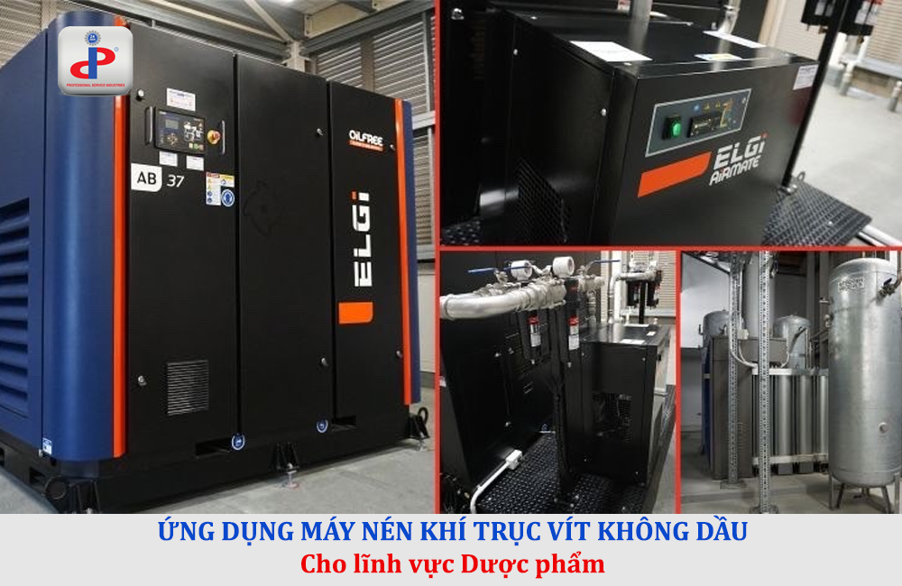 ứng dụng máy nén khí không dầu trong dược phẩm
