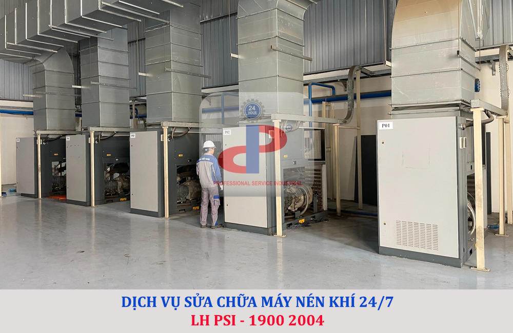 bảo dưỡng máy nén khí không dầu