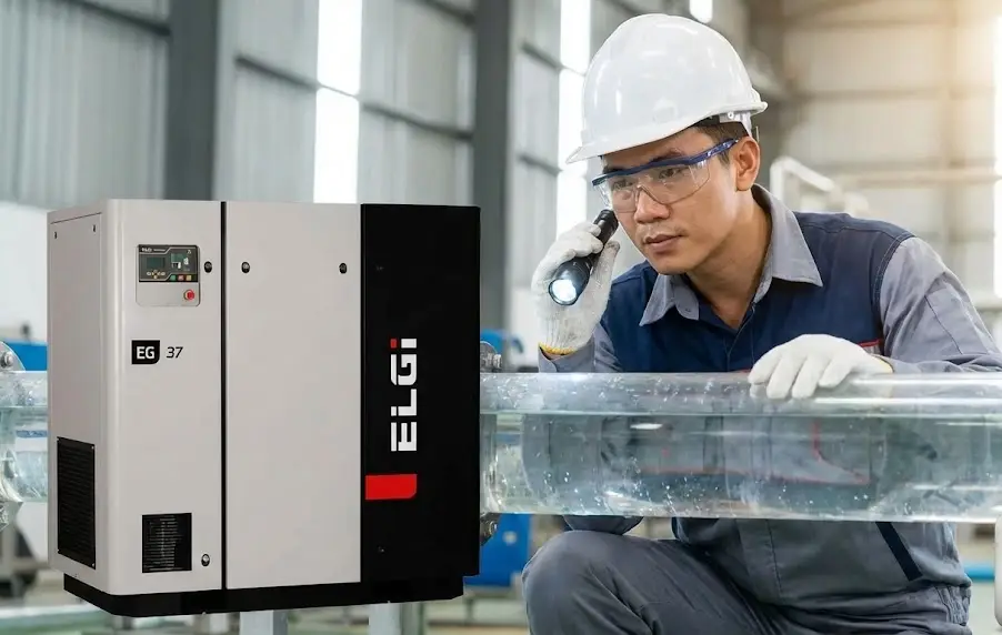 Nước trong khí nén_ Tại sao có và Cách loại bỏ 100%