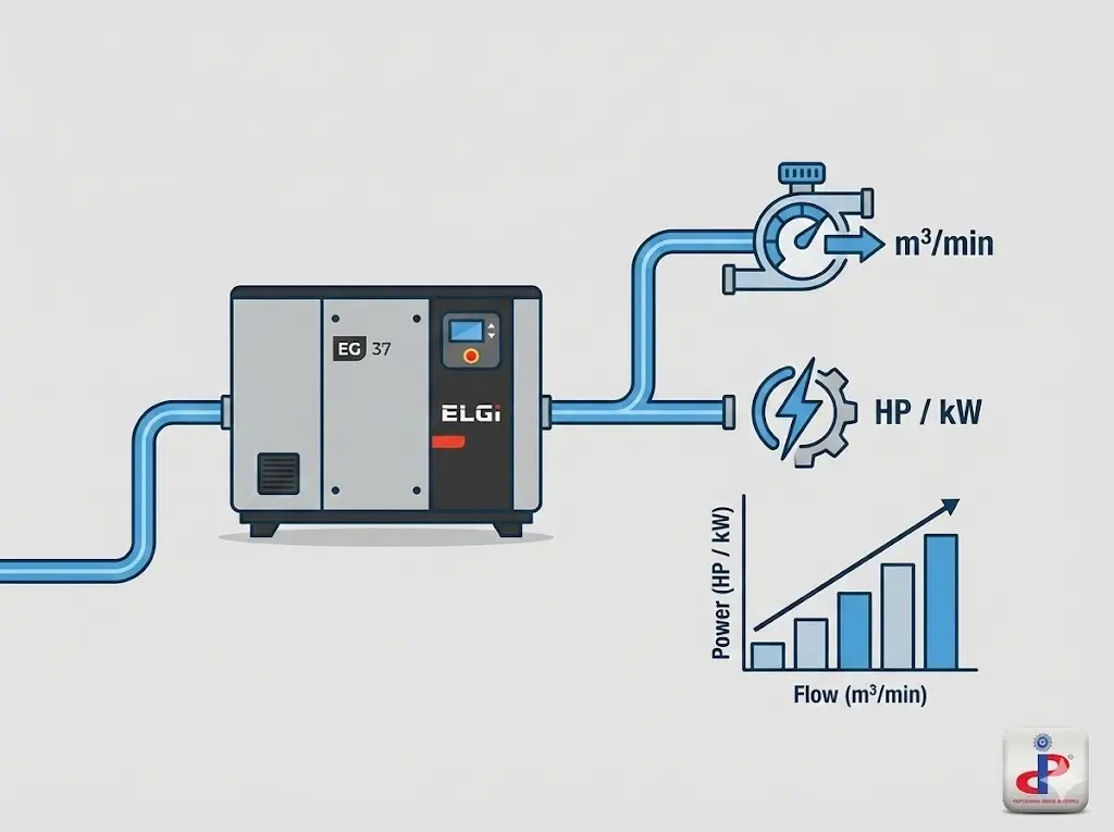 công suất máy nén khí cho nhà xưởng